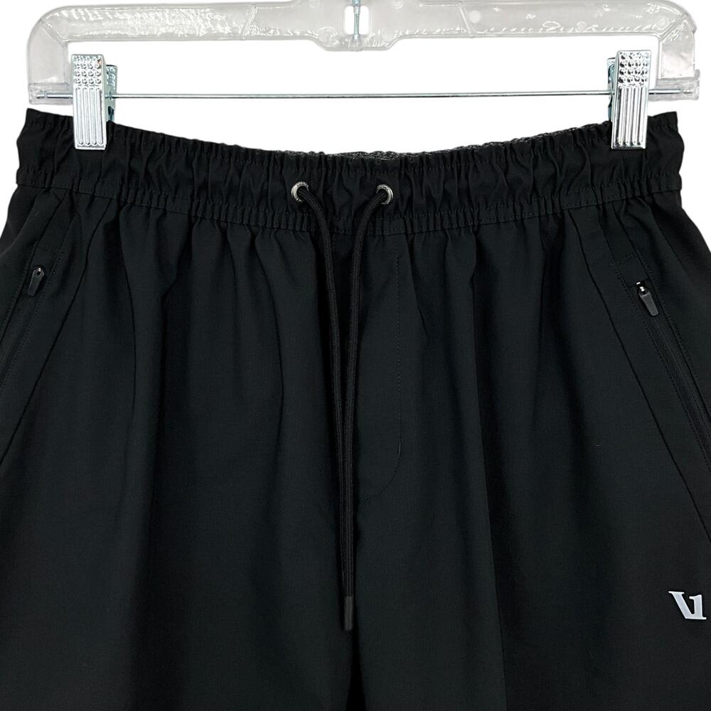 Vuori Train Tech Shorts Mens Small Black 8" Inseam Zip Pockets Athletic V3013 - Picture 2 of 11